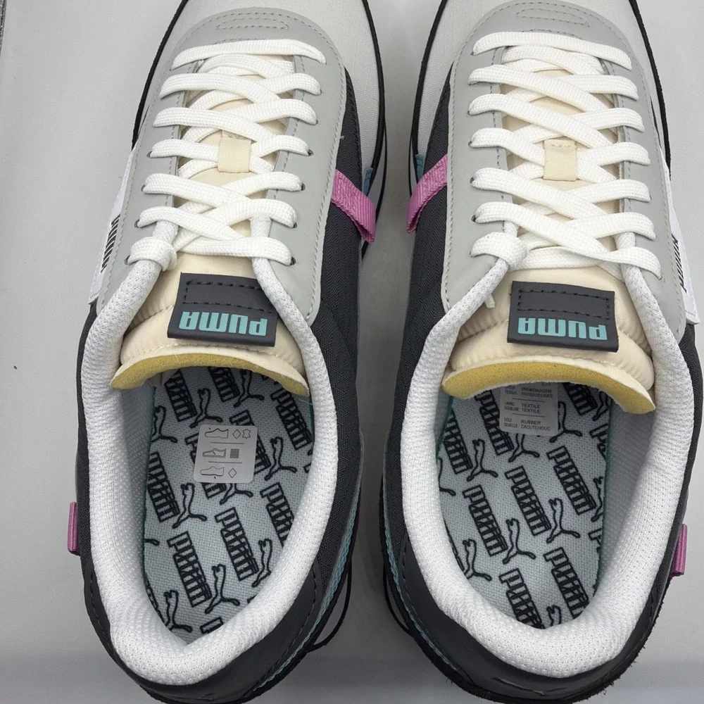 Puma Future Rider Play On 'Porcelain-Ebony-Puma black' 371149-76 Size 13 New